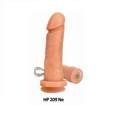 Prótese com vibrador externo 16 cm x 4 cm - HOT FLOWERS